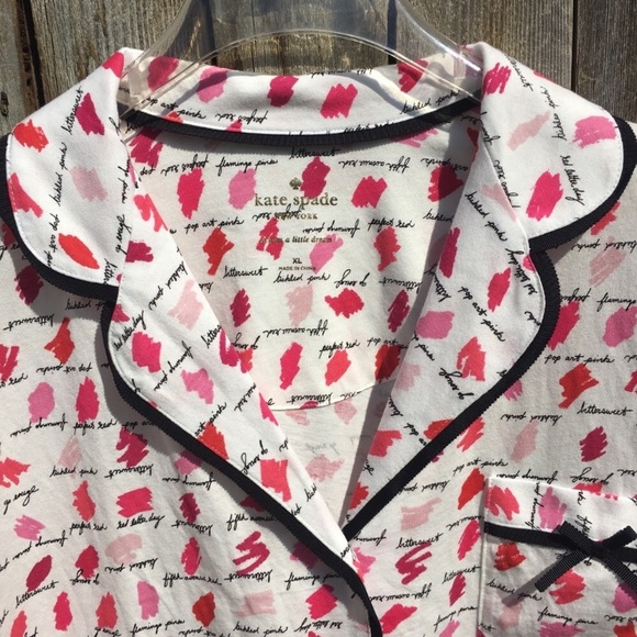 NWT Kate Spade Dream A Little Dream Pajamas L - Picture 5 of 8